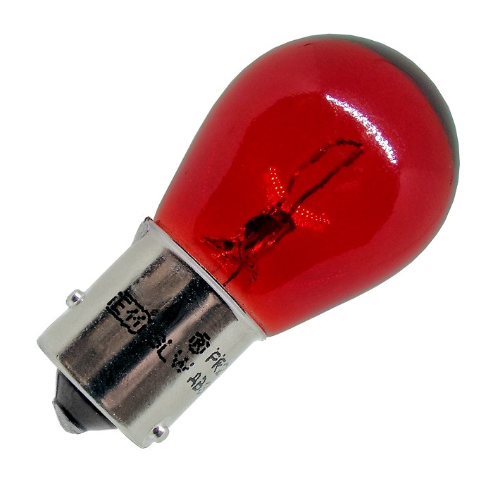 Durite 12V 21W (584) BAU15s Vertical Off-Set Bayonet Red Bulb | Re: 7-005-84